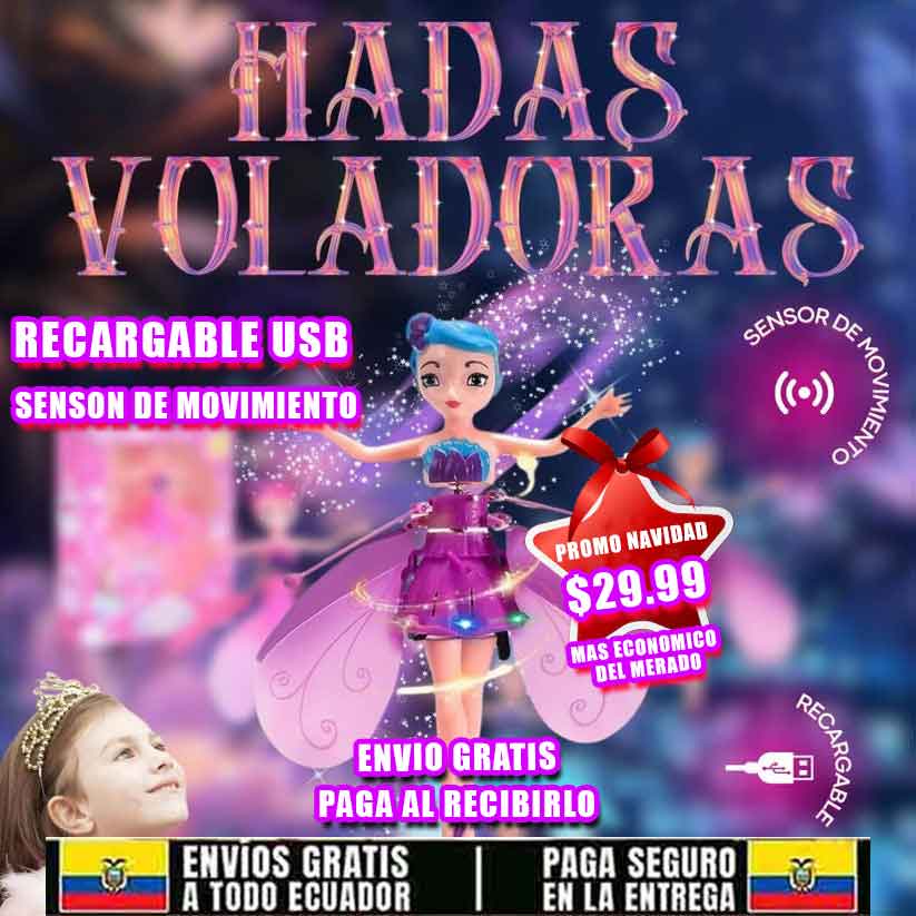 HADA VOLADORA RECARGABLE+ENVIO GRATIS - Ecutienda.store