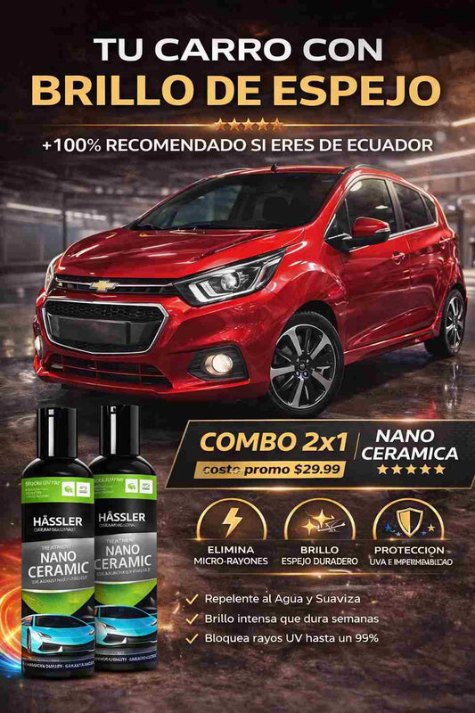 Combo 2x1 Nano Ceramico Pintura Hassler