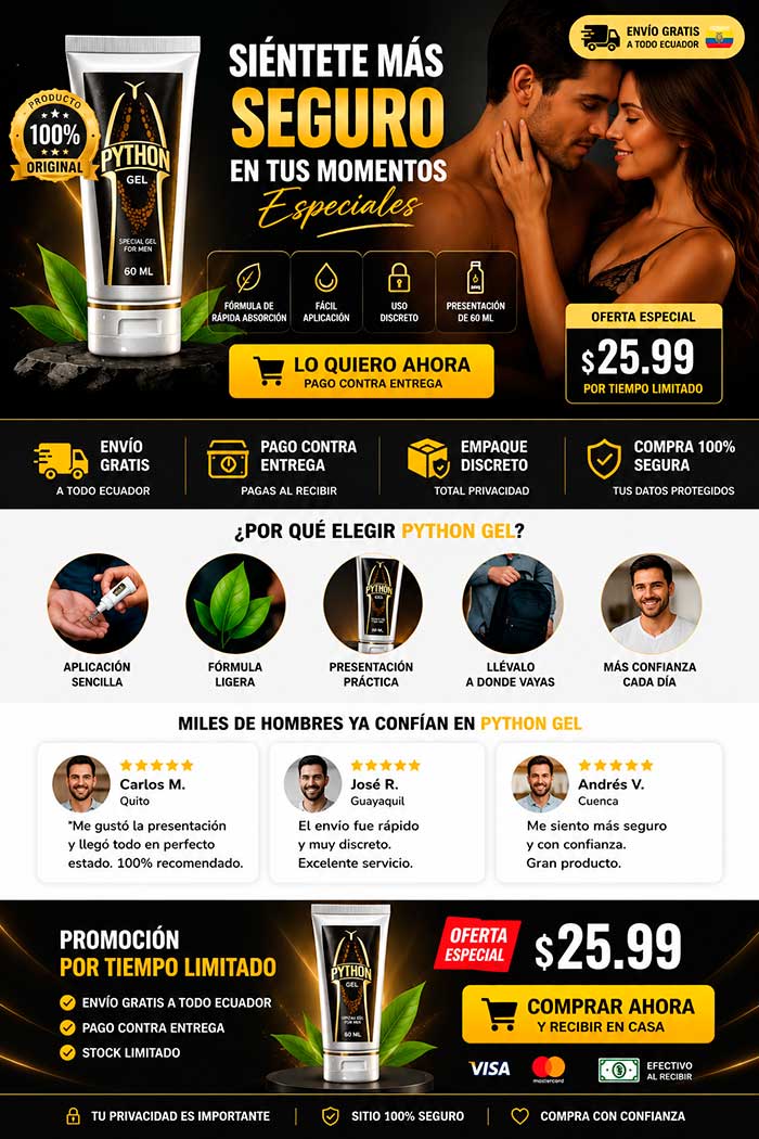 Gel Python Masculino