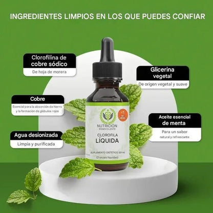 Clorofila Liquido Gotero - Ecutienda.store