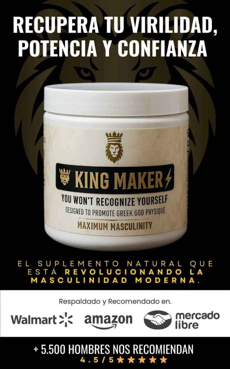 King Maker Plus 120 Capsulas - Import USA - Ecutienda.store