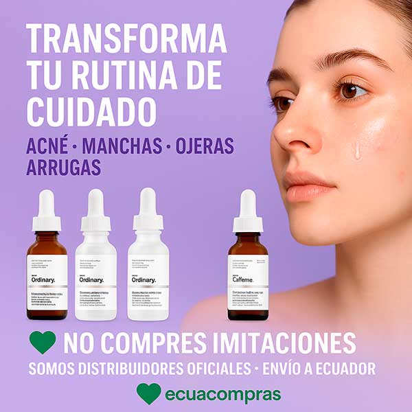 KIT 4X1 THE ORDINARY - REDUCE ACNE - MANCHAS - OJERAS - ARRUGAS - Ecutienda.store