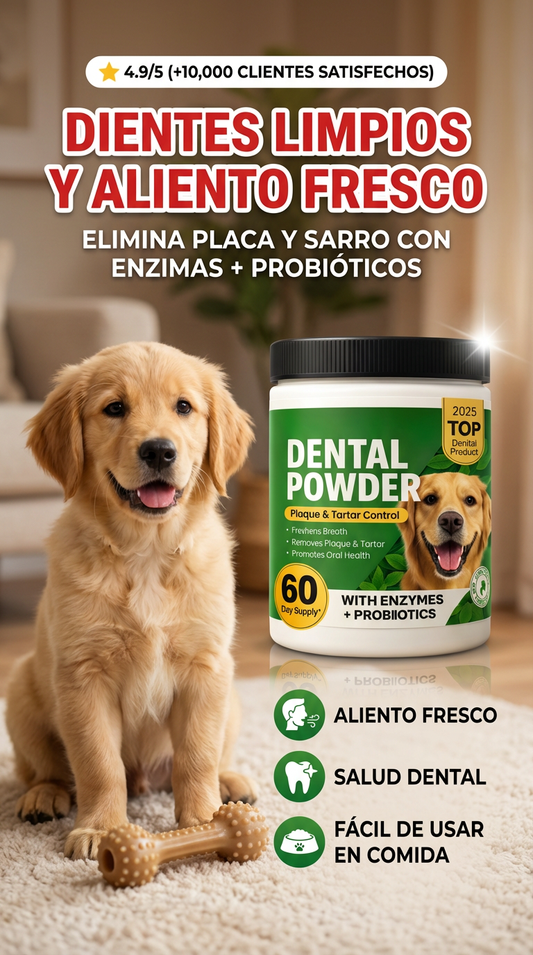 Dental Powder Limpiador Dental Mascotas