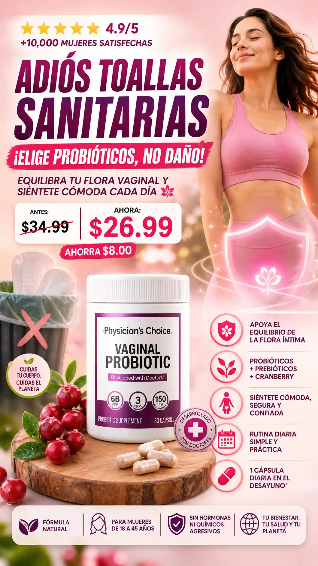 Vaginal Probiotic Physician’s Choice