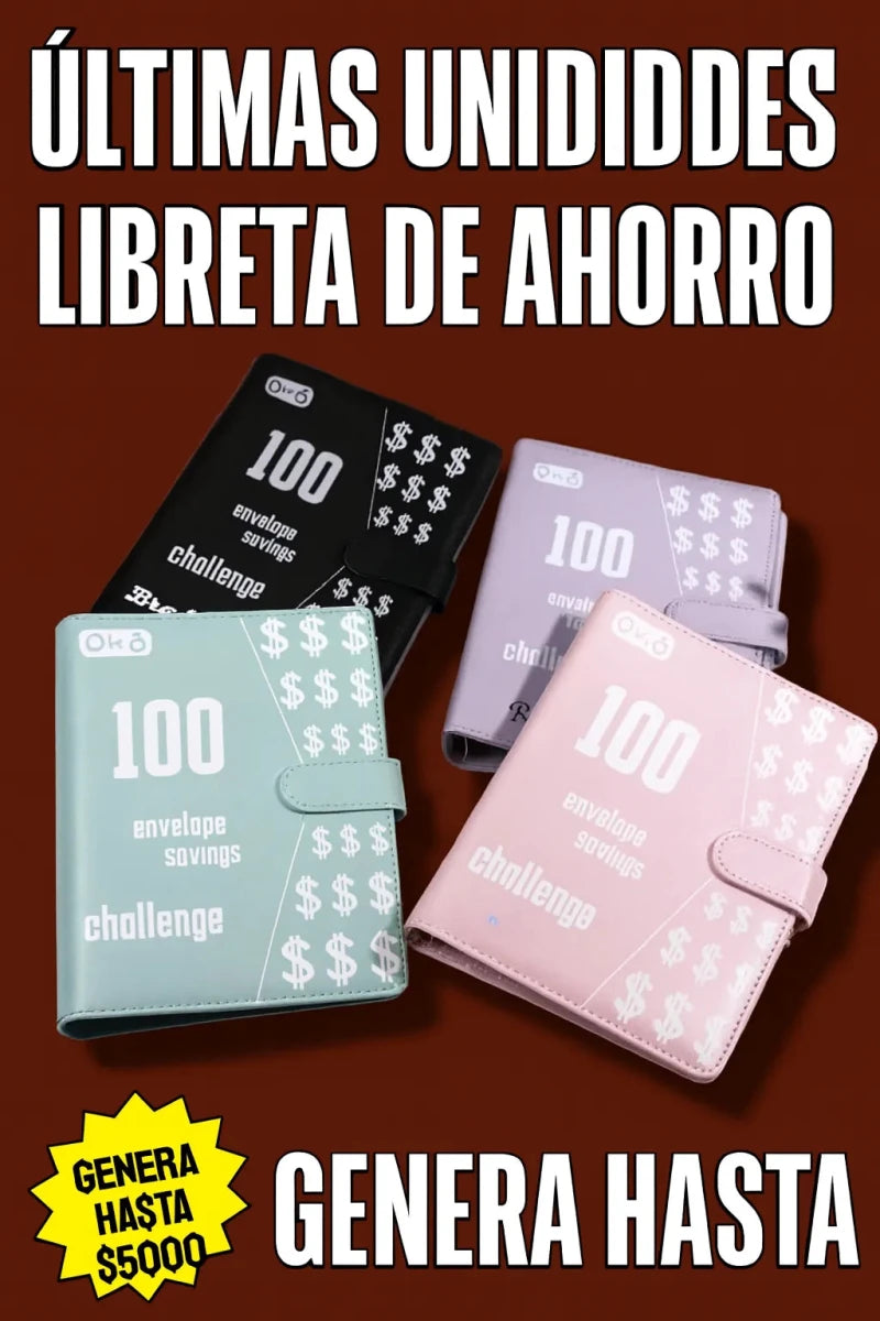 Libreta de Ahorros - Genera Ingresos Extras en Casa - Ecutienda.store