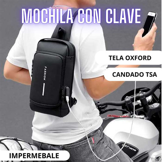 Mochila Antirrobo Multifuncional con Clave + ENVÍO GRATIS - Ecutienda.store