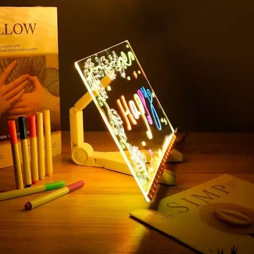 PIZARRA LED MÁGICA 7 PULGADAS + GRATIS 7 ROTULADORES - Ecutienda.store
