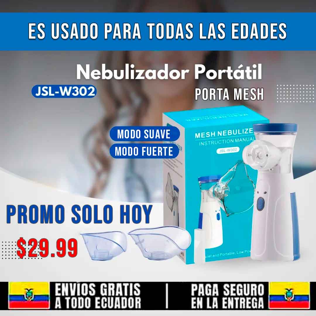 🚨PORTALMESH® Nebulizador Portátil Inhalador🚨 - Ecutienda.store