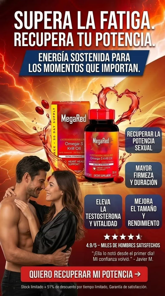 Mega Red Capsulas para la testosterona