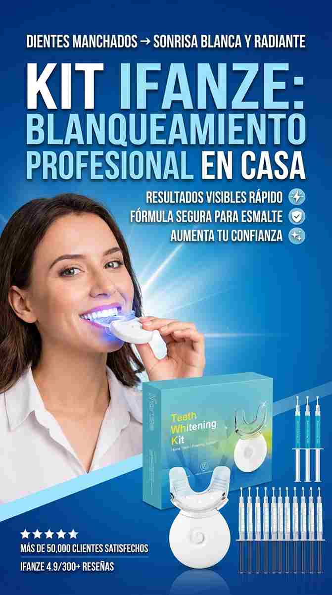 Kit de Blaqueamiento de Dientes Led