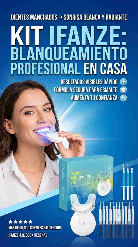 Kit de Blaqueamiento de Dientes Led