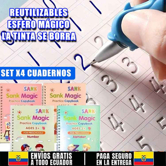 📚SET 4 LIBROS DE CALIGRAFÍA INTELIGENTE📚 - Ecutienda.store